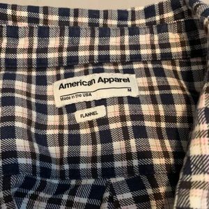 American apparel thick flannel